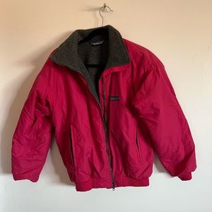 Deep Fuchsia Patagonia Fleece-Lined Jacket